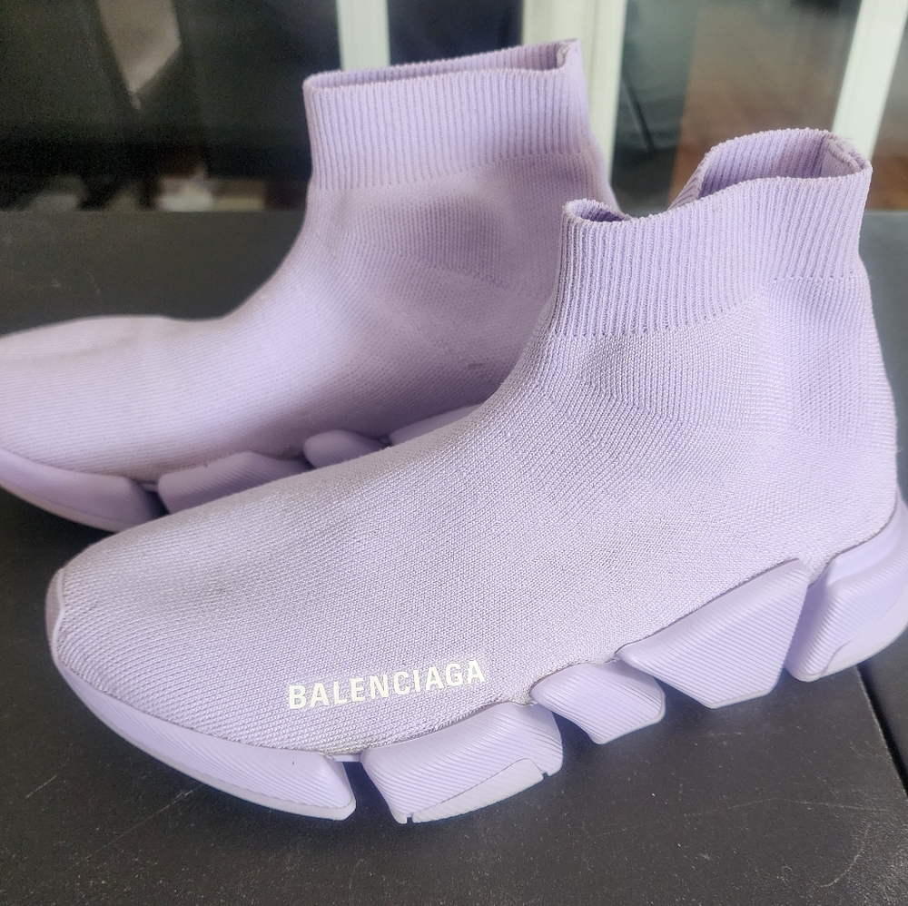 Balenciaga Speed 2.0LT Sock Sneakers in Lavender